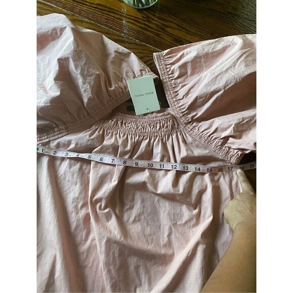 Anthropologie- Magali Pascal Puff-Sleeved Tunic Dress - Picture 8 of 9